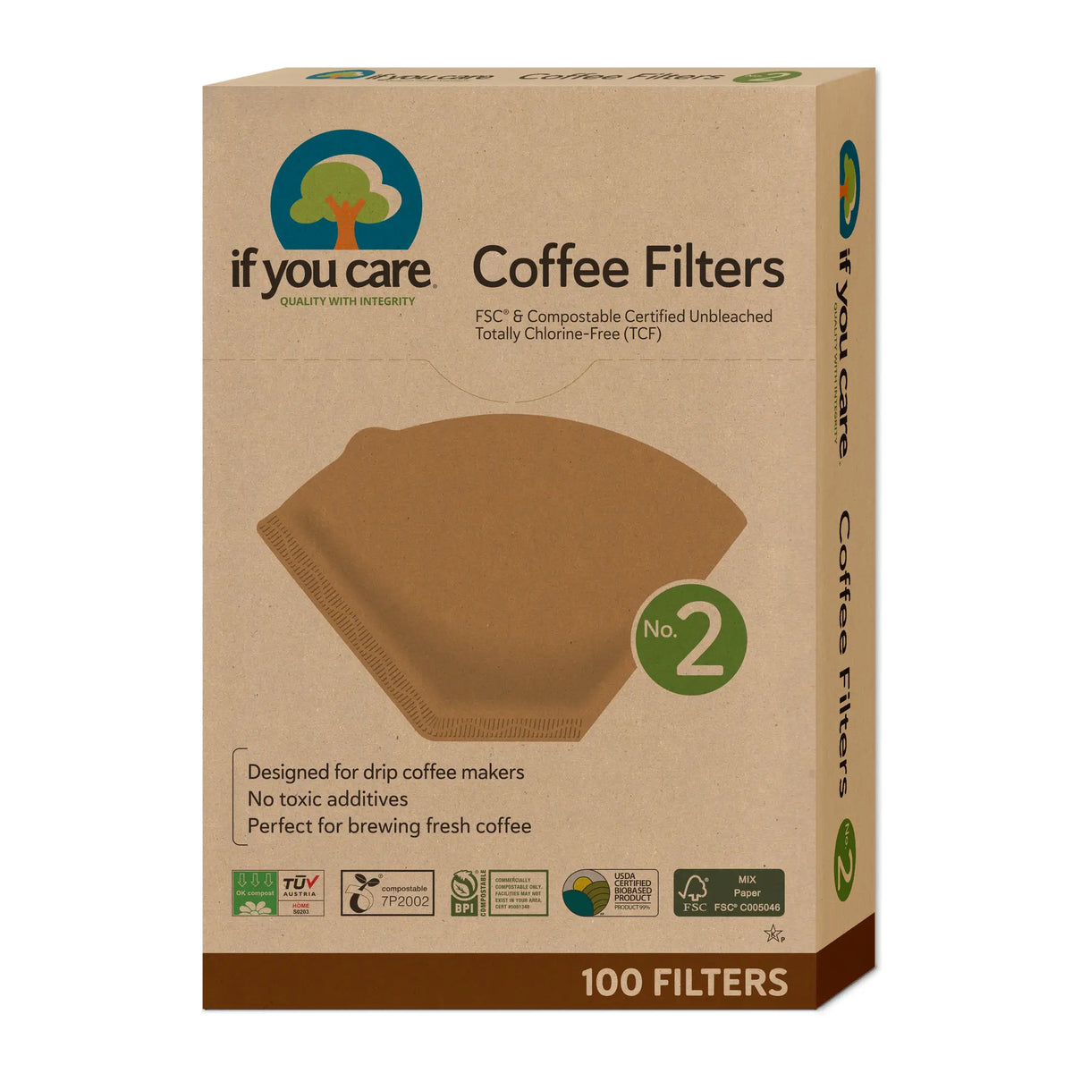 Fsc Certified No. 2 Coffee Filters