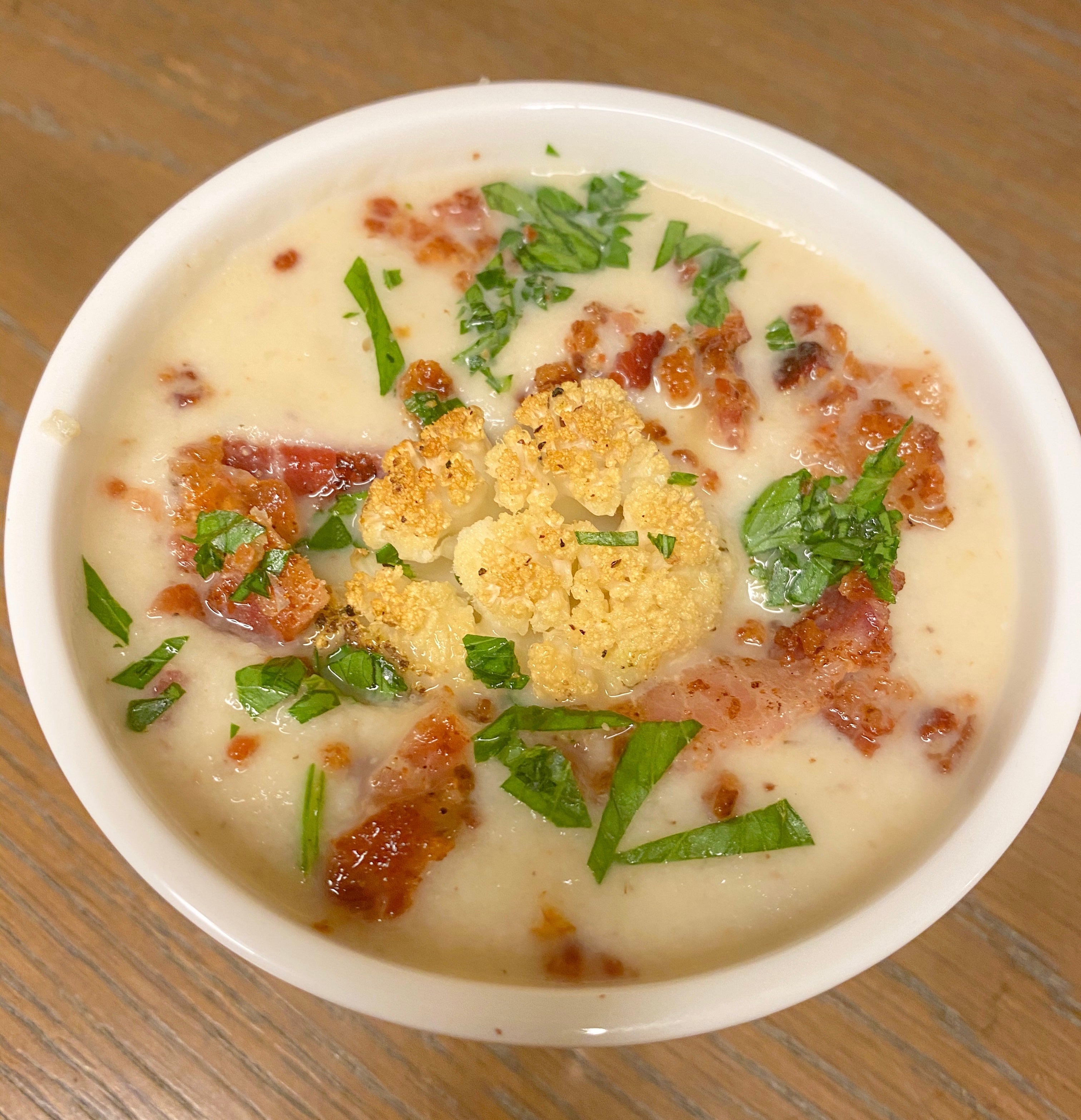 Roasted Cauliflower Soup