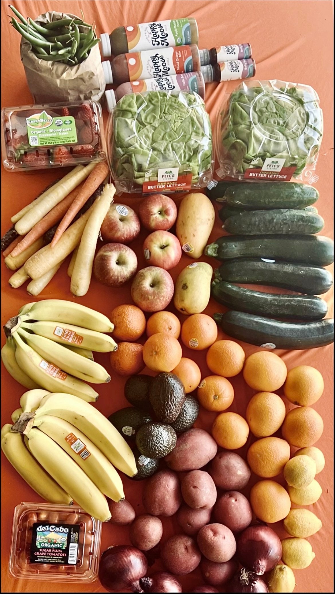 All Organic Locally and Seasonally Curated $25 Produce Packs