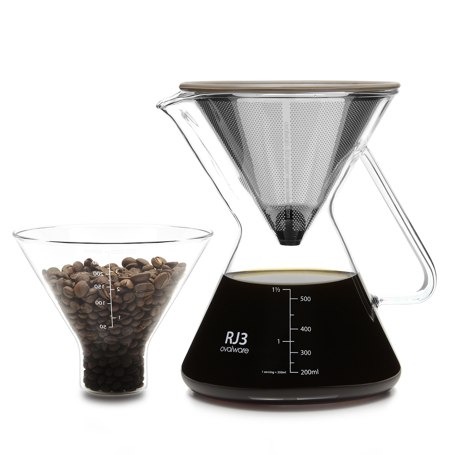 Ovalware Pour Over Coffee Maker - Thumbnail 3