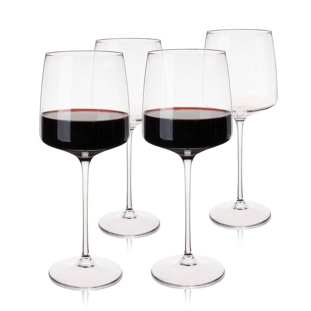 Viski - Reserve Julien Crystal Bordeaux Glasses - Set of 4