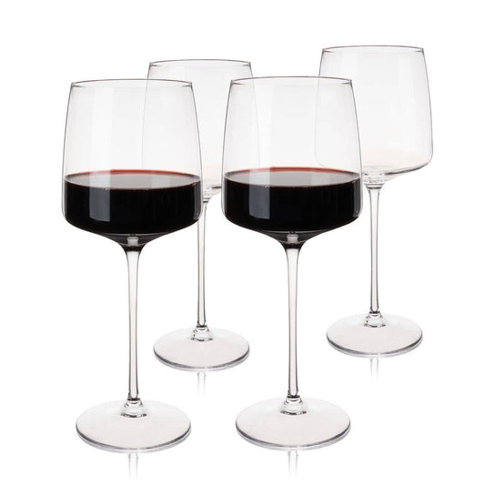 Viski - Reserve Julien Crystal Bordeaux Glasses - Set of 4