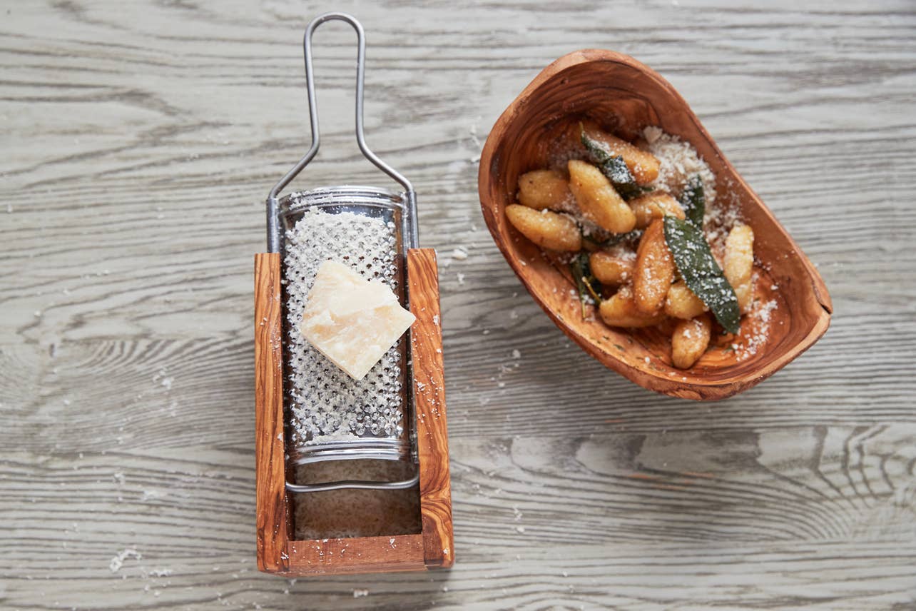 Verve Culture - Italian Olivewood Box Cheese Grater