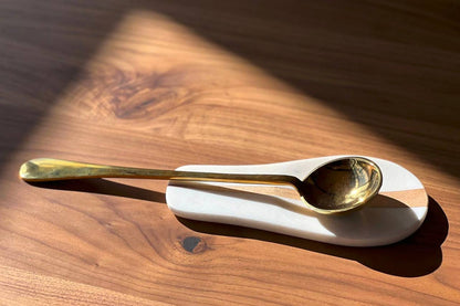 Verve Culture - Marble and Wood Spoon Rest