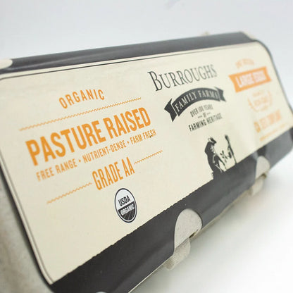 Organic pastured eggs