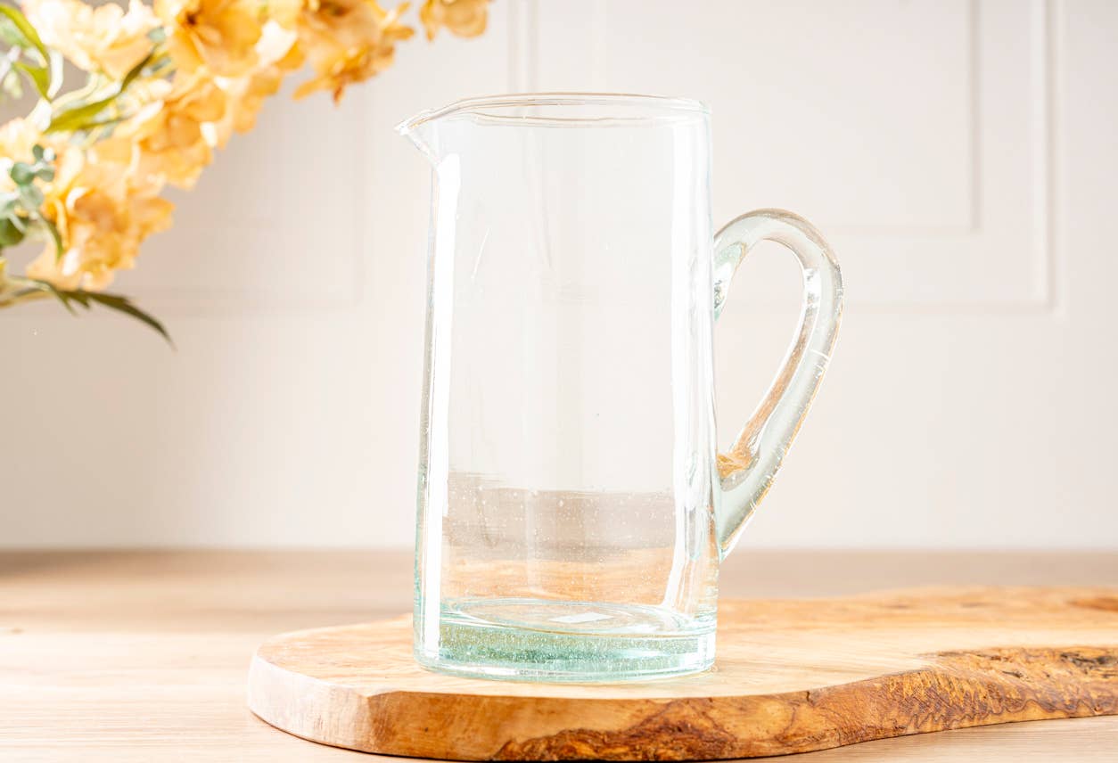Verve Culture - Moroccan Cone Jug - Clear