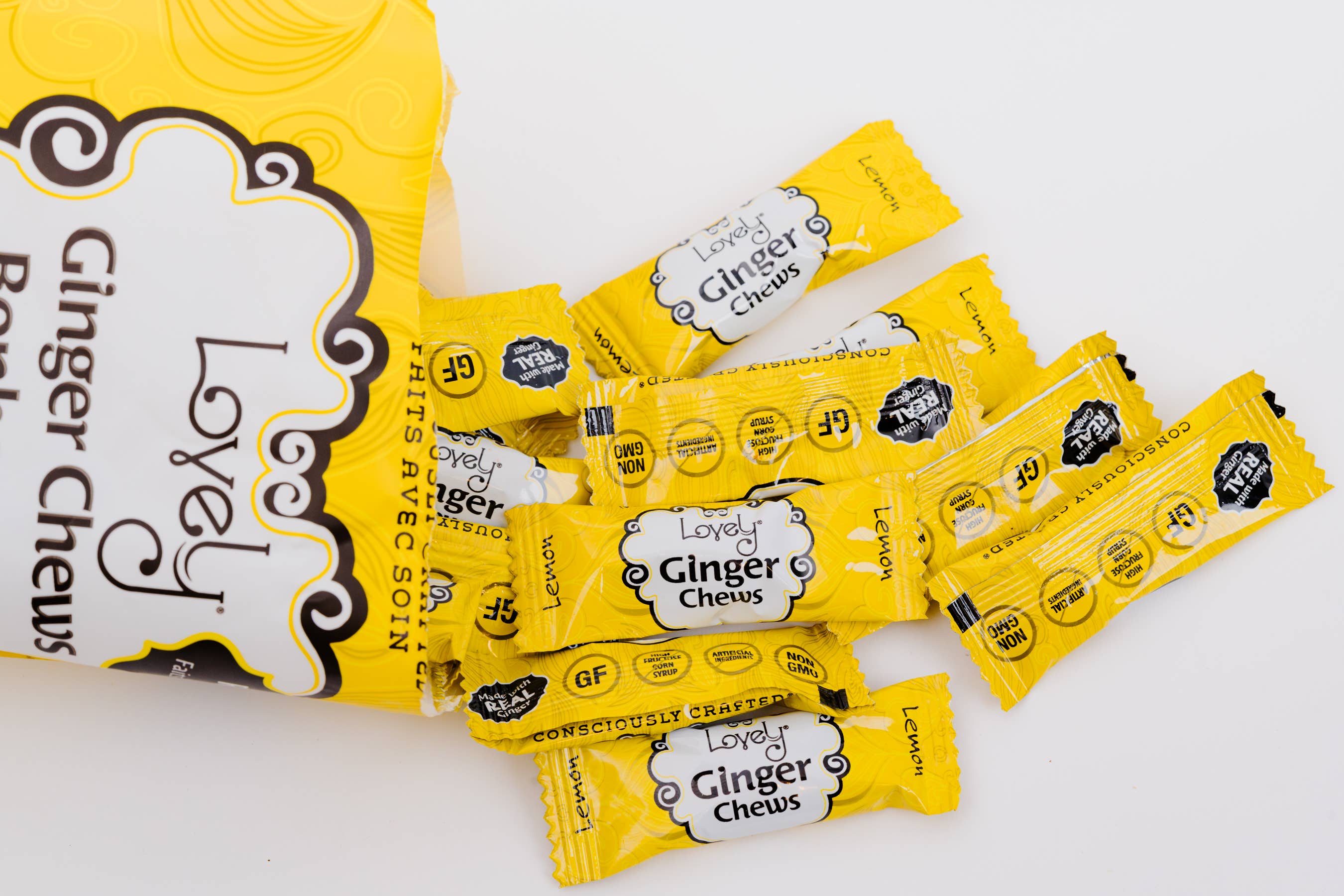 Lemon Ginger Chews