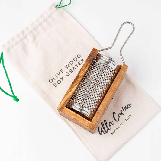 Verve Culture - Italian Olivewood Box Cheese Grater