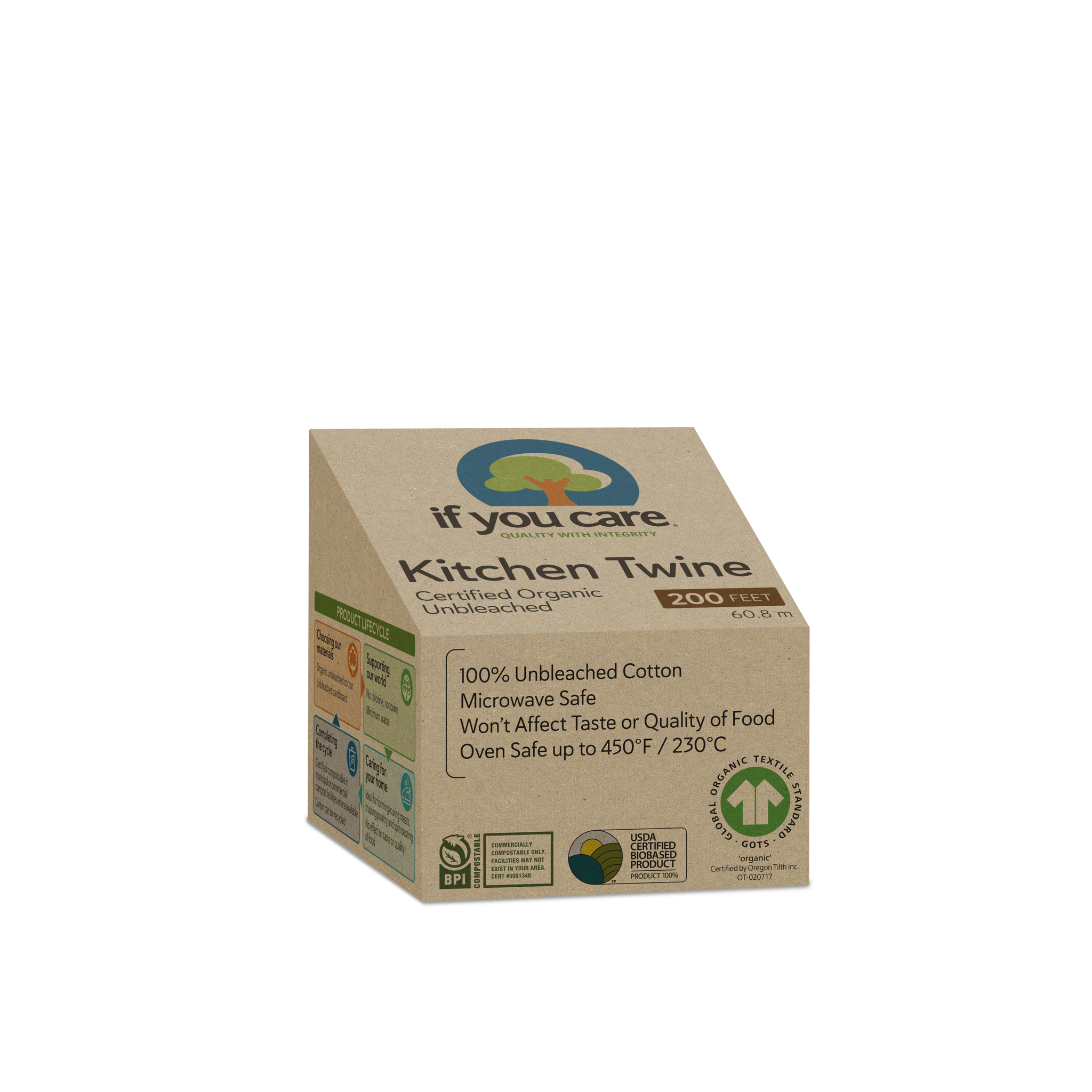 If You Care - Certified Organic Unbleached Kitchen Twine