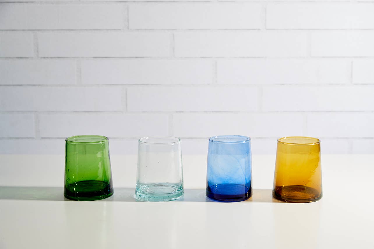 Verve Culture - Moroccan Cone Glassware Small - Clear