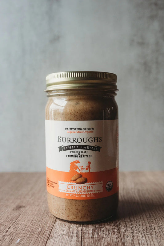 Regenerative Organic Crunchy Almond Butter