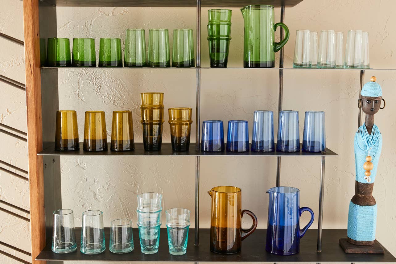 Verve Culture - Moroccan Beldi Glassware - Clear: Clear