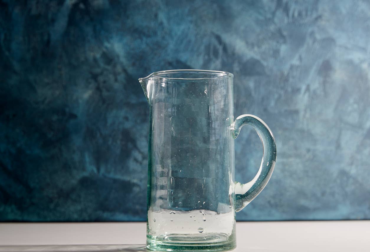 Verve Culture - Moroccan Cone Jug - Clear
