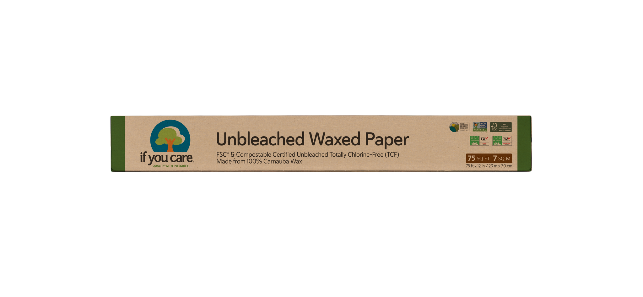 If You Care - FSC Certified Unbleached Carnauba Waxed Paper