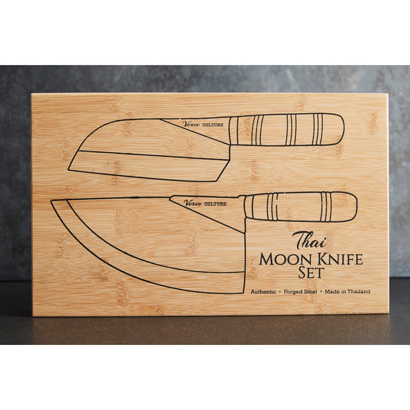 Thai Moon Knife Duo Set