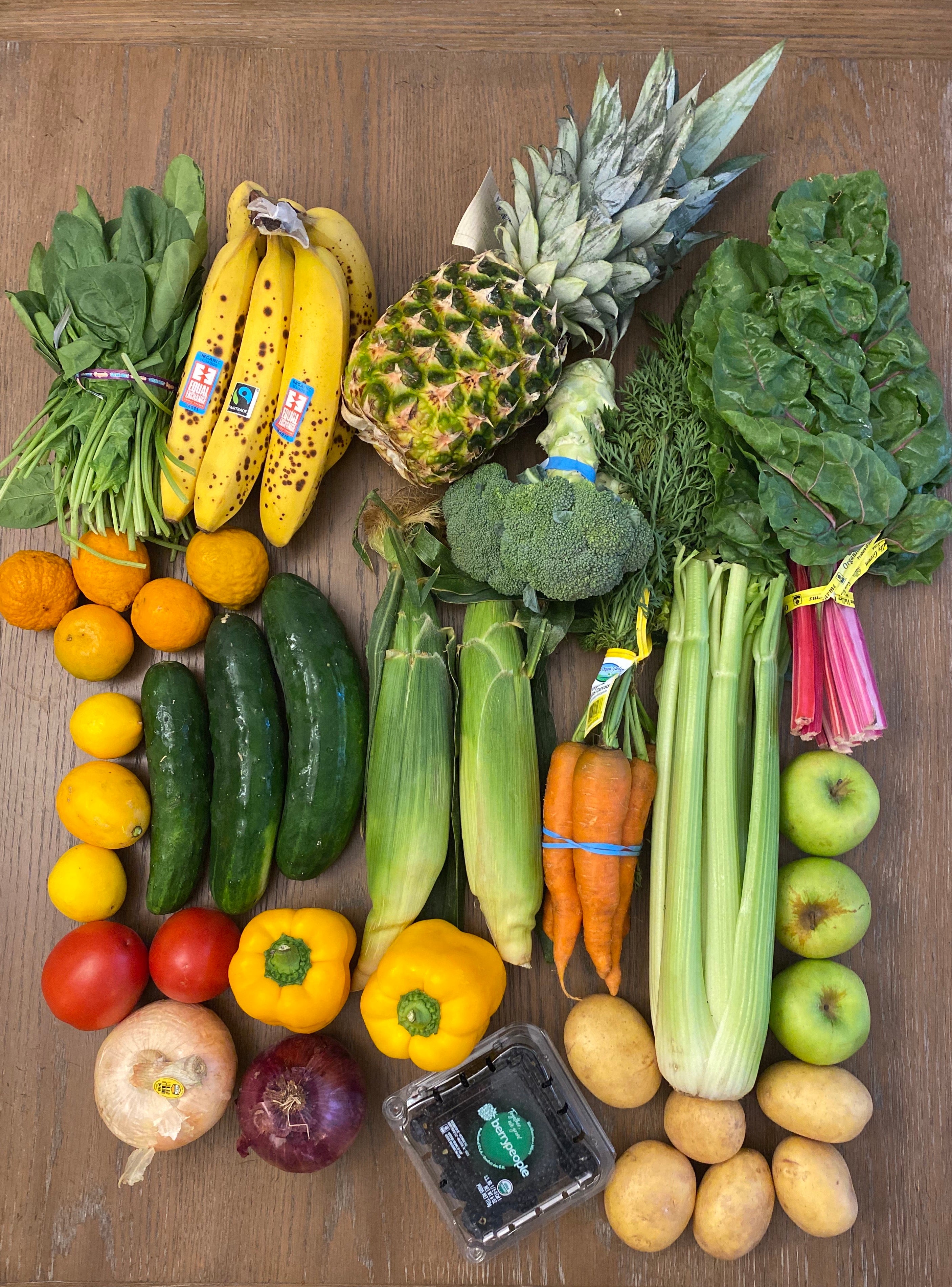All Organic Produce Pack – RAW Food and Goods
