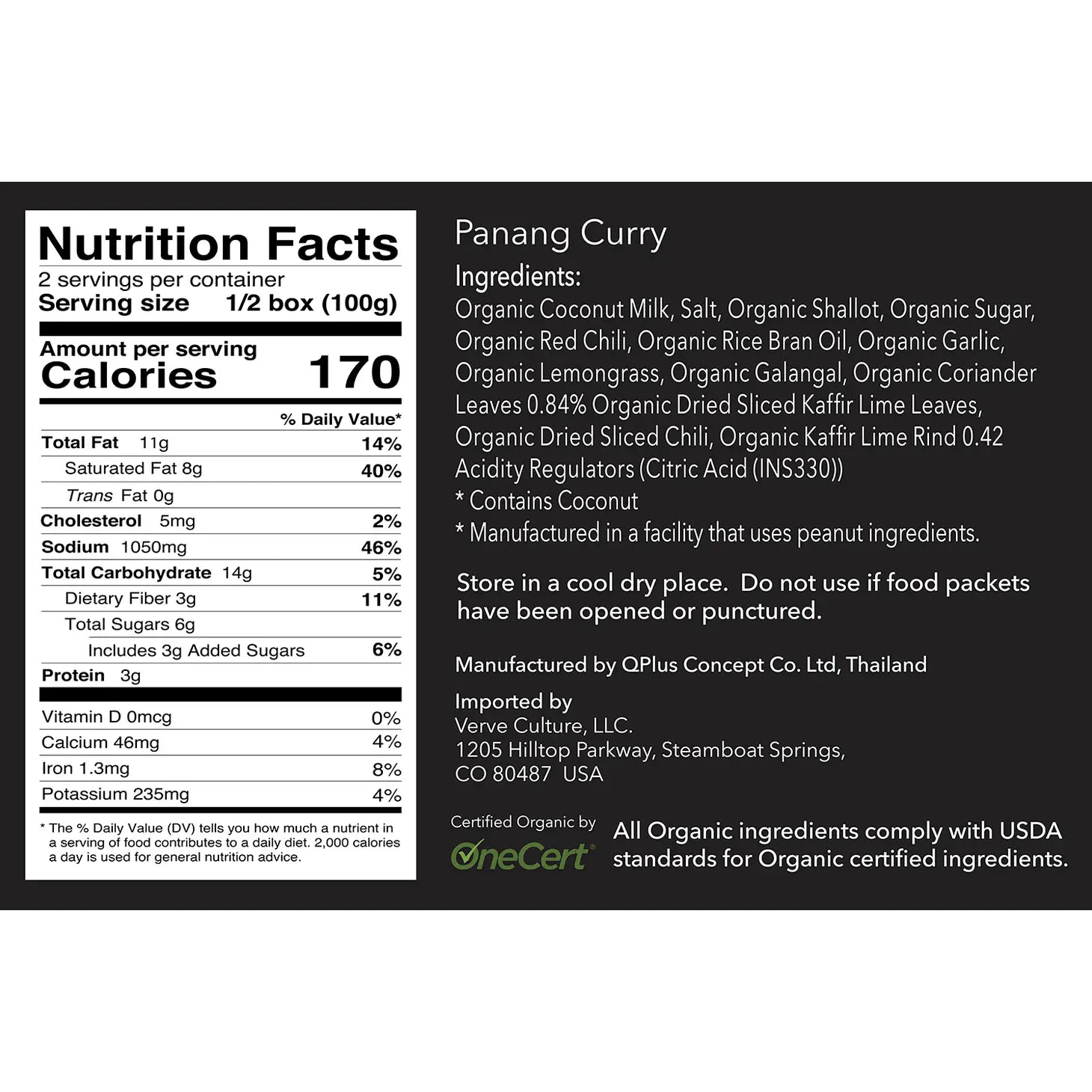Organic Panang Curry